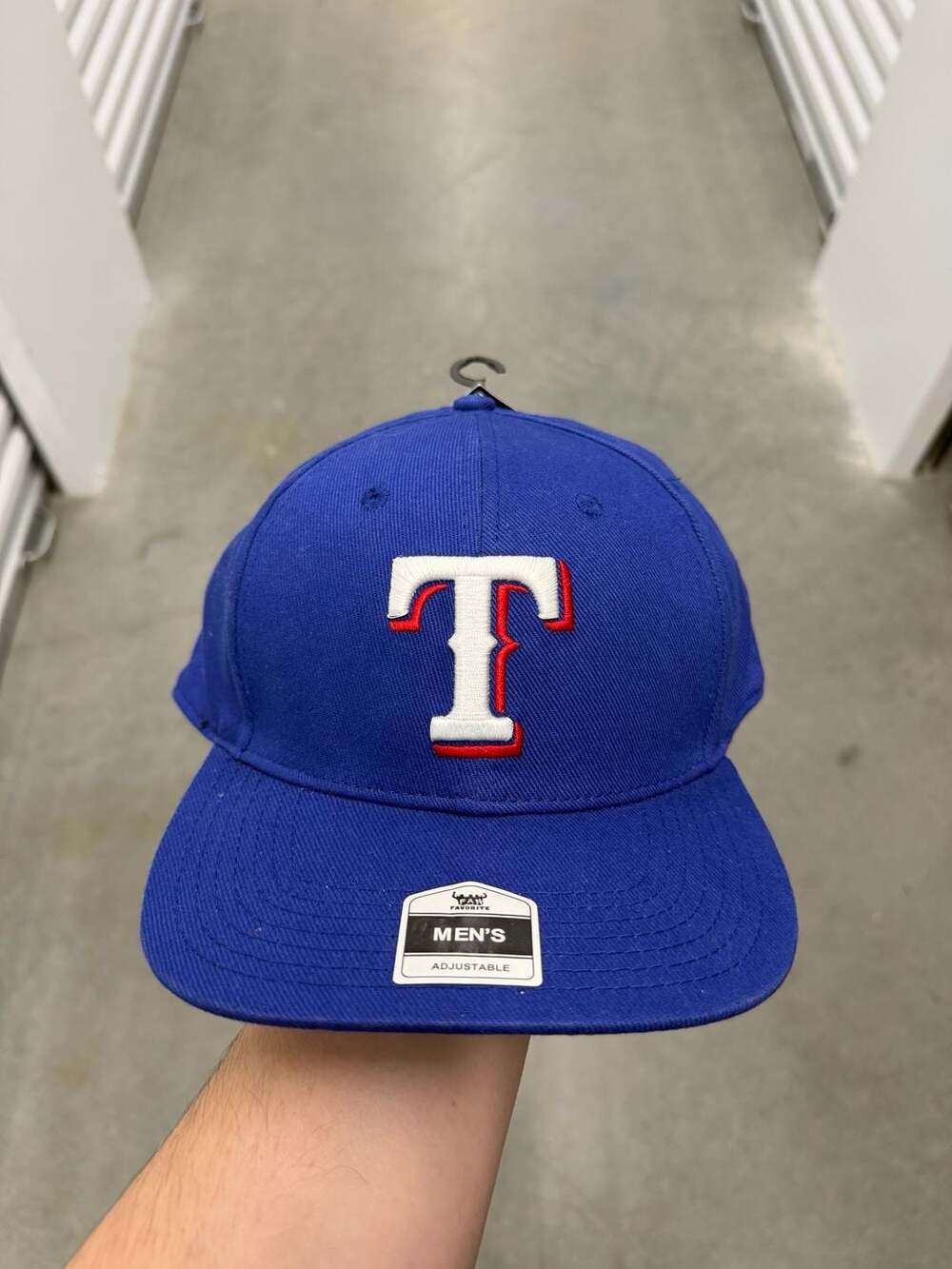 NWT Fan Favorite Texas Rangers MLB Adjustable Blue Snapback Hat